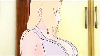 Наруто трахает ВСЕХ своих любимых девочек ниндзя и кончает с леди Цунаде 6