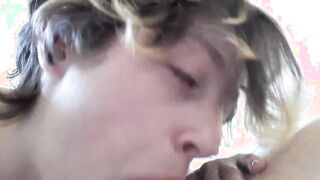 Cute Teen Babe Sucks and Swallows