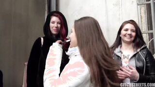 Czech Streets 134: Girls from Hairdressing Tech