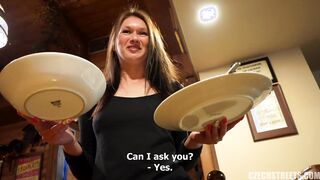 Czech Streets 140: Devilish Foursome! With Angel who Sucked me