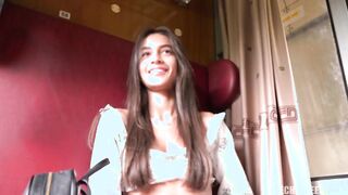 Czech Streets 145: A quickie on a Fast Train with an Unfaithful Beauty