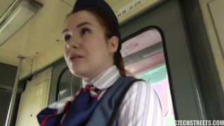 Czech Streets 146: Sex With a Conductor in the Toilet