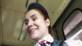 Czech Streets 146: Sex With a Conductor in the Toilet