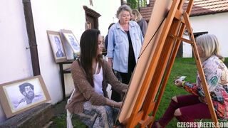 Czech Streets 151: Cum Covered Artist