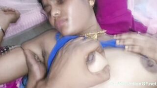 Horny Indian Wife Sucking A Dotted Condom And Taking Deep Inside Her Pussy