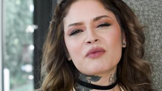 Petite tattooed girl fucked rough by bbc