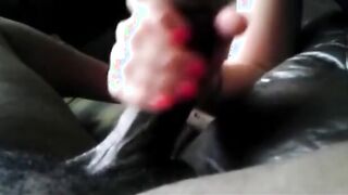 Black Dick Worship - Interracial Handjob