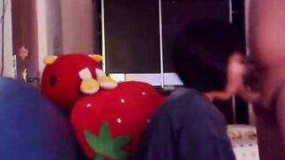 Asian Babe Sucks and Doggy Fucks