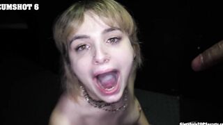 Evie and Honey swallowing 14 cumshots together!