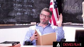 DEVILS VIDEO - Sensual College Girl Katie Kush Does Everything To Got Incredible Sexy Grades From Her Professor