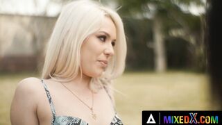 MIXEDX - Wild Lesbo Three-Way With 3 Adorable Babes Having Fun Truth Or Dare