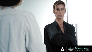 NURU RUBS - Hottest NURU Boned Between Pretty cougar Alexis Fawx And Her Stepson