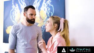 NURU GRIND - Hottie Masseuse Aiden Ashley Give Hottie point of view Strokes To Her Sister's Hubby