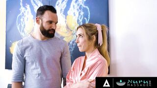 NURU GRIND - Hottie Masseuse Aiden Ashley Give Hottie point of view Strokes To Her Sister's Hubby