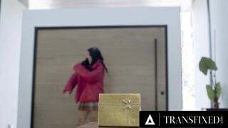 TRANSFIXED - Beautiful Dark Hair Is Surprised With Christmas Wedding Proposal From Romantic Zariah Aura