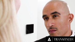 TRANSFIXED - Incredible T-Girl Bride Gracie Jane Cheats With Her Man Of Honor Just Before Her Wedding