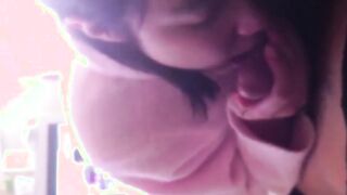 Japanese Amateur Babe Gives a Polite and Deep Blowjob