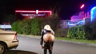 Crossdresser Angel Outdoor Fun
