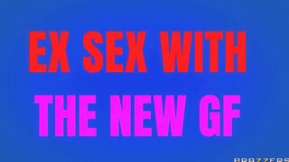 Threesome with my ex and new girlfriend