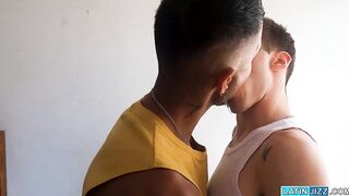 David Torres pounds Blu Twink hard and treat the new guy with love