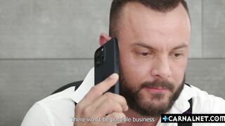 Bastian Karim taking Sir Peters thick cock