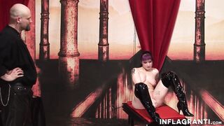 Kinky sub gets punished by bad master