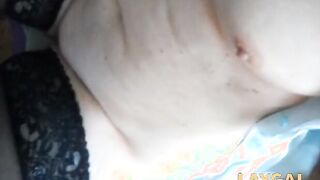 Stroking My Dirty-Talking MILF Girl's Small Tits