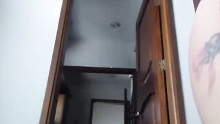 Tattooed Latina MILF on Webcam