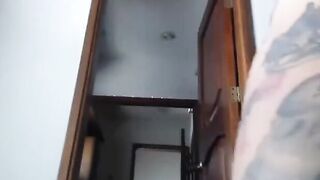 Tattooed Latina MILF on Webcam