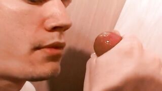 Glory Hole Amateur Takes on Big Cocks