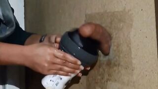 Glory Hole Amateur Takes on Big Cocks