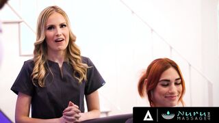NURU STROKES - goddess Masseuse Scarlett Sage Tricked A Rival By Fucking Him During NURU Rubs