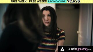 Obsessed Sexy Wants Hard Sex With Stepsister's Gf Into Exchange For Keeping Her Hidden