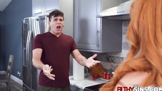 Nia Bleu ruined her dildos so she fucks her stepbrother