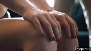 Deeper. First-Time Hotwife Lilly Has To Beg For His bbc