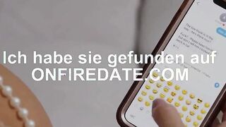 Fick die heiße Blondine mit großen Titten