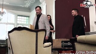Sex-addicted big titted wonder wants a sandwich 3 way