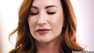 Trans Izzy Wilde fucks Sophia Lockes milf pussy in various positions