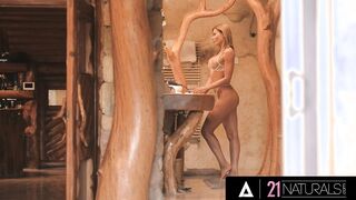 21 NATURALS - Oily Goddess With Huge Hooters Kitana Lure Gets Her African Hole Plumbed