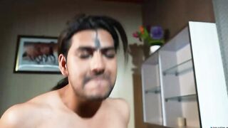 Merrid Bhabhi Sucking Ane Fucking with Husbund Friend In homemade
