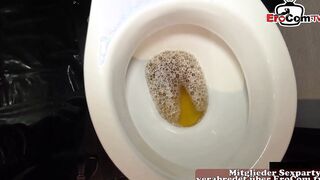Insane peeing party with 10 liters of piss