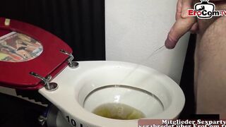 Insane peeing party with 10 liters of piss