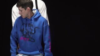 Austin Young and Cole Blue with some other boy served the European guests with pleasu