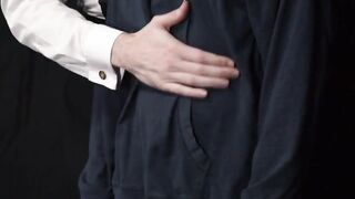 Young Logan Cross got horny as master Logan's thumbs swirl on the side of his sphinct