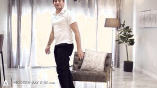 MODERN-DAY SINS - Vanessa Vega & Hubby Are Caught Using Vibrating Booty Plug During Next Door Party