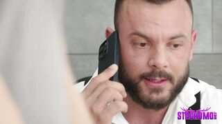 Sir Peter pounding Bastian Karims tight asshole