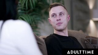 ADULT TIME - Sexual mom Stepmom Reagan Foxx Give Her Turned On Stepson Jerk Off Instructions!