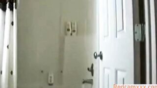 Amateur Hottie Caught With A Hidden Cam Masturbating In The Shower