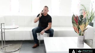 NURU RUBS - Big Boobed Blonde Masseuse Luna Star Gets Her Soak Twat Banged By Her Client