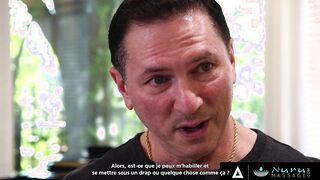 NURU STROKES - Amazing Masseuse Takes Care Of Her Client's Penis With Her Twat FRENCH SUBTITLES